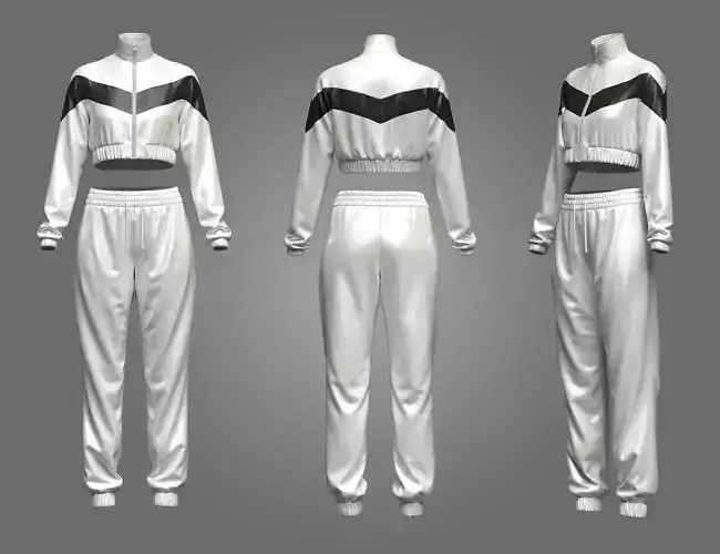 Womens Active Wear 3d Model