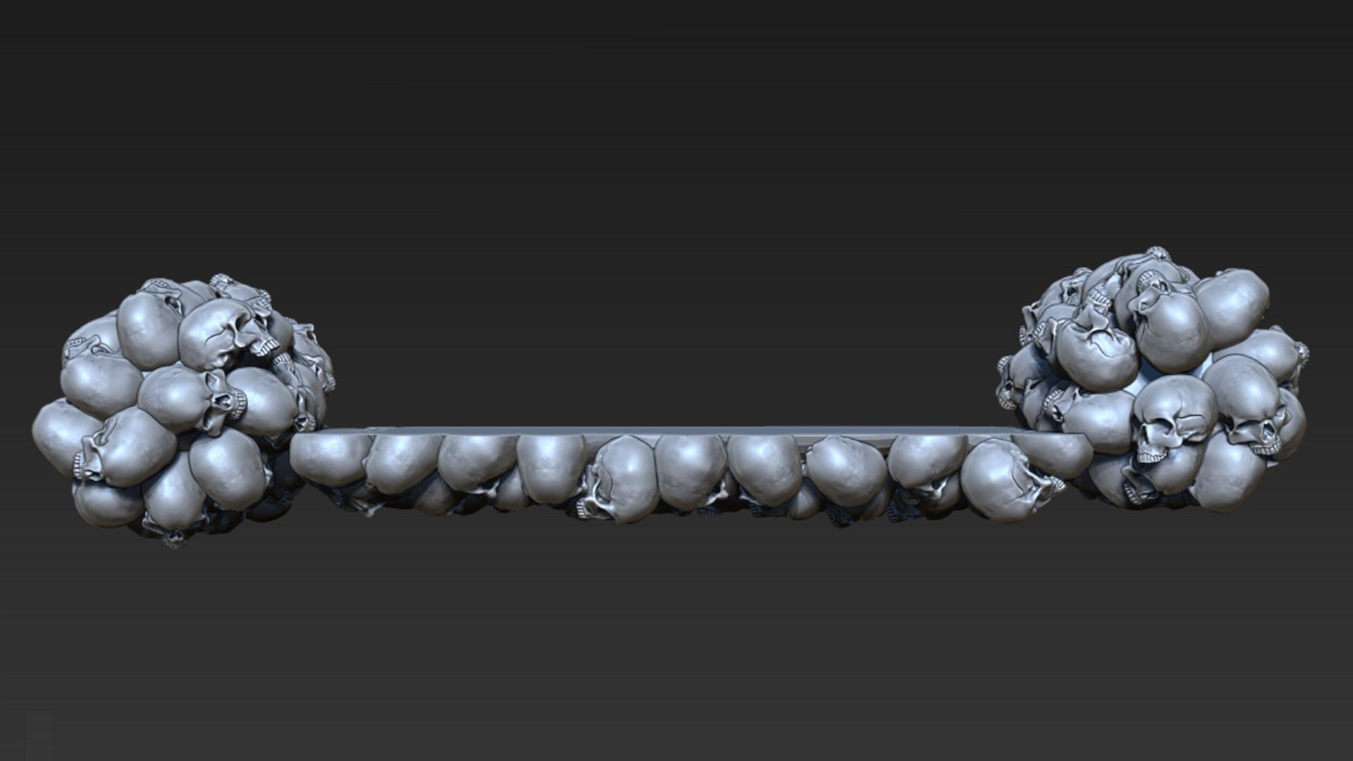 SkullDJBooth 3D print model_2