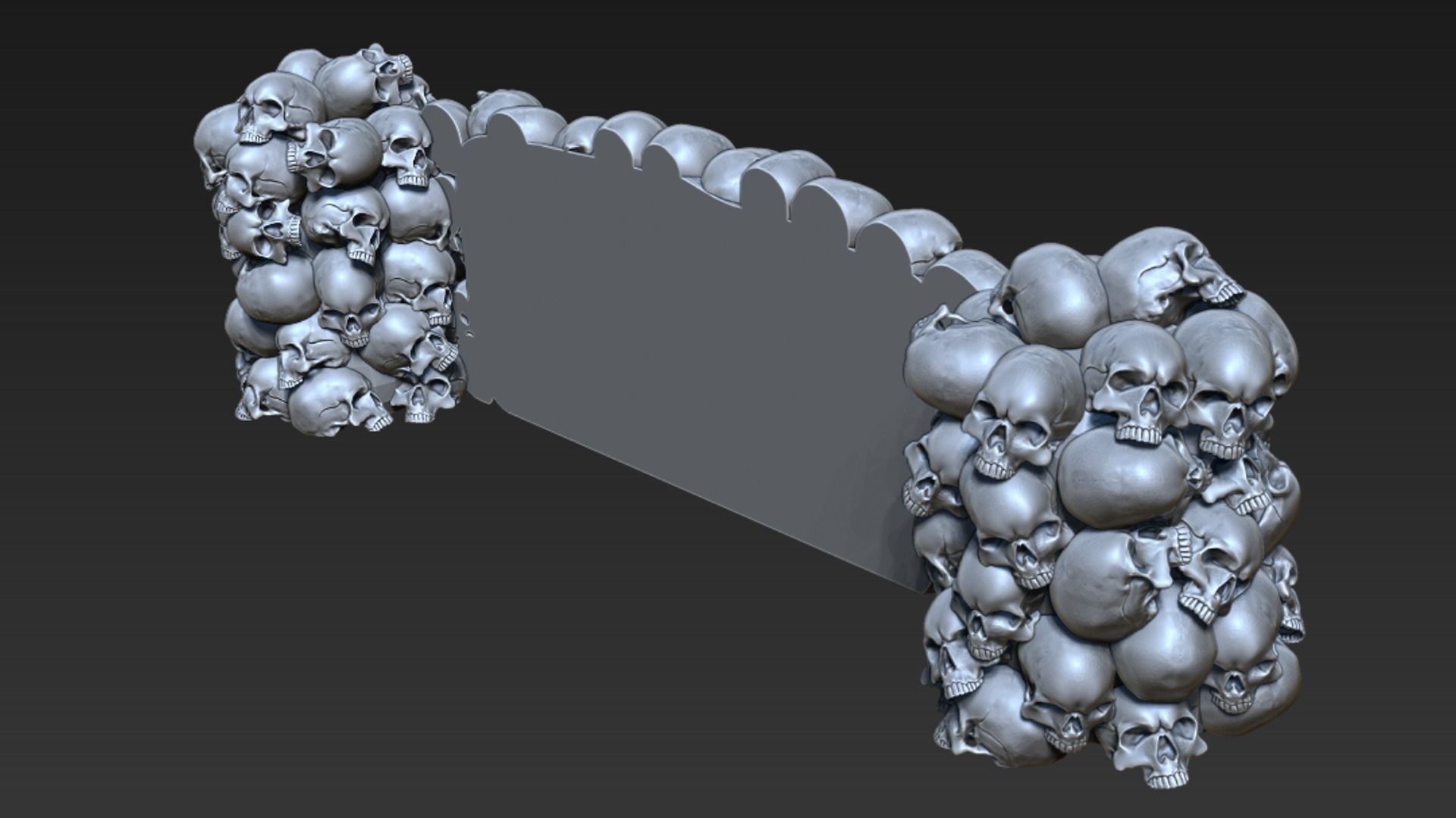 SkullDJBooth 3D print model_1