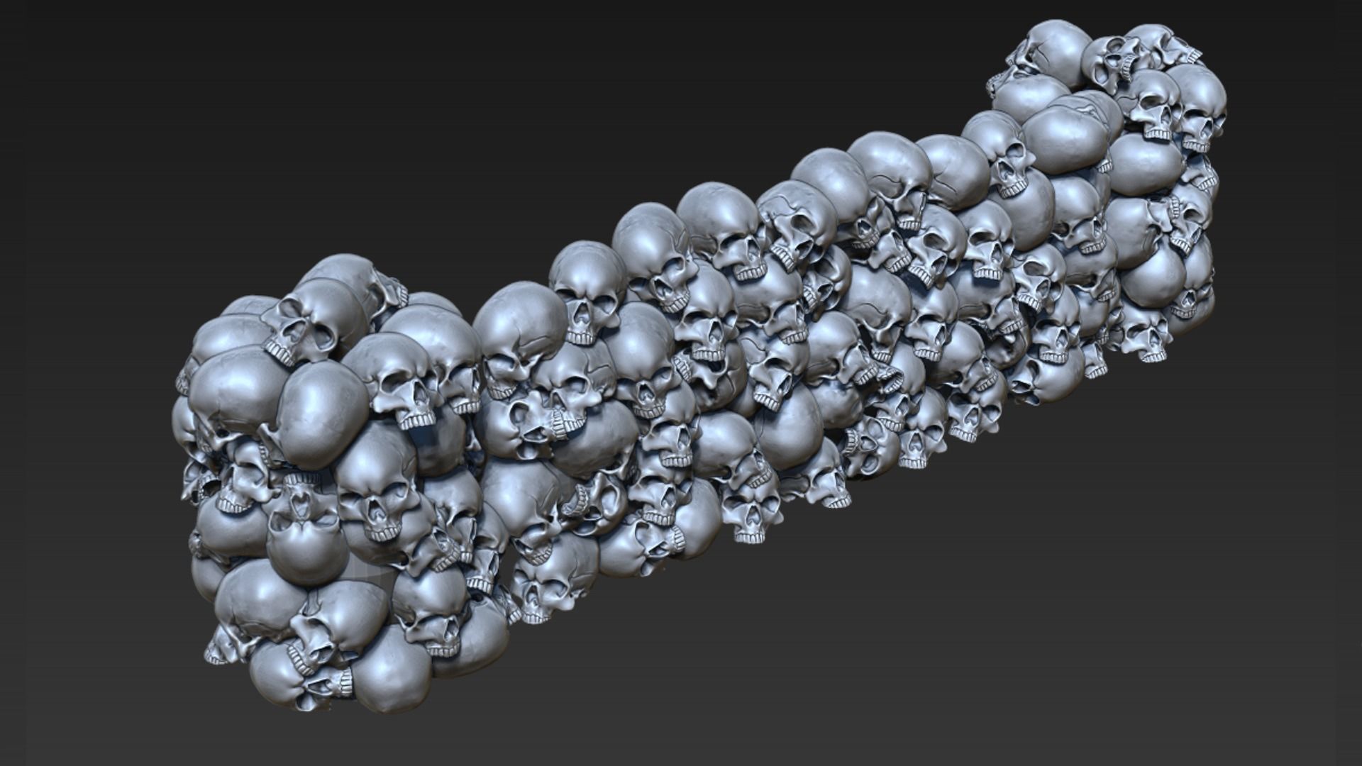 SkullDJBooth 3D print model_4