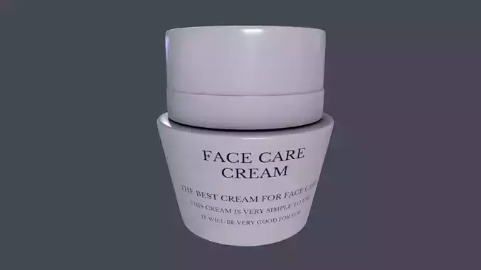 Face creams-Face Cream-PBR GAME READY