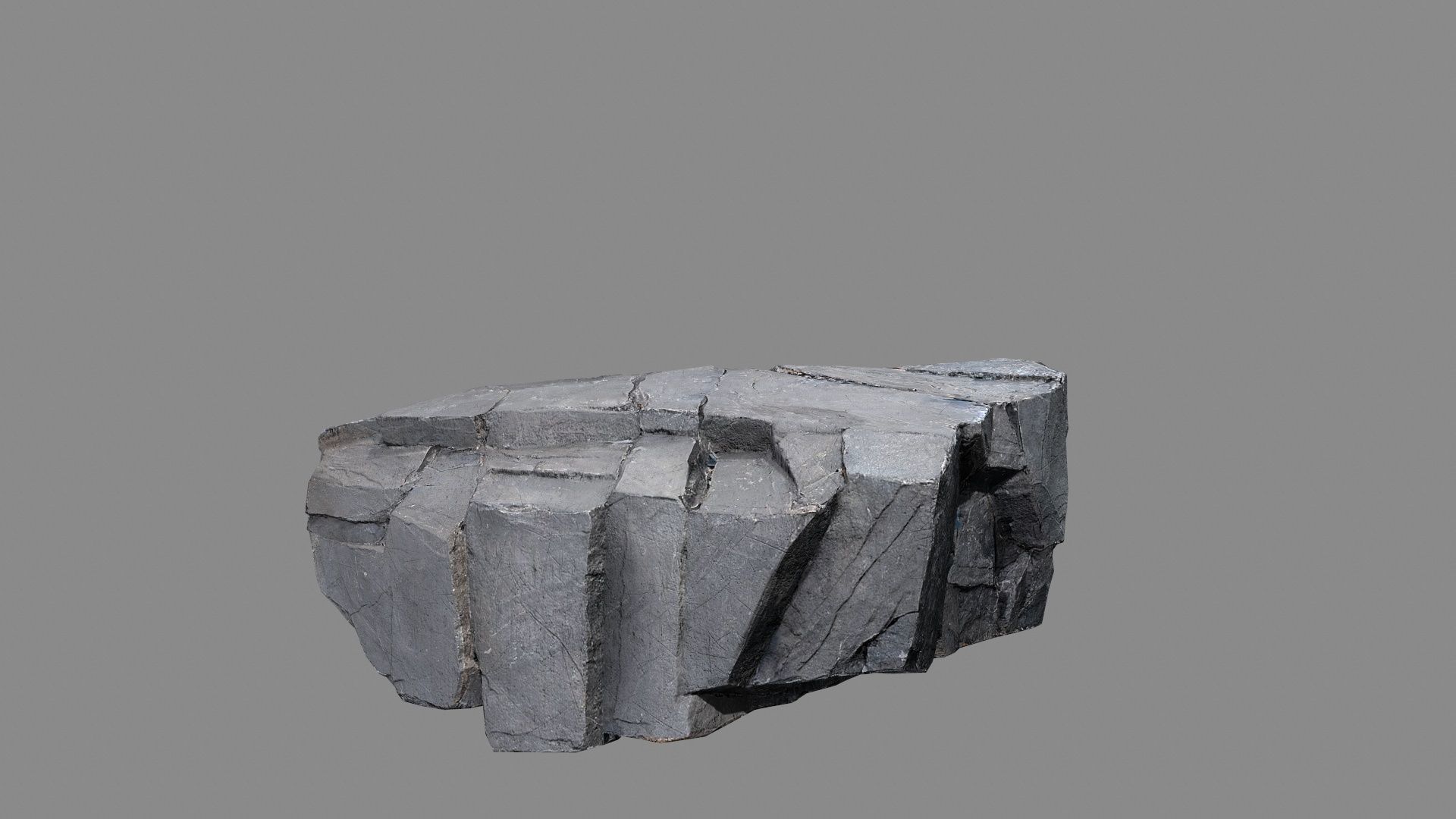 desert rocks Low-poly 3D model_23