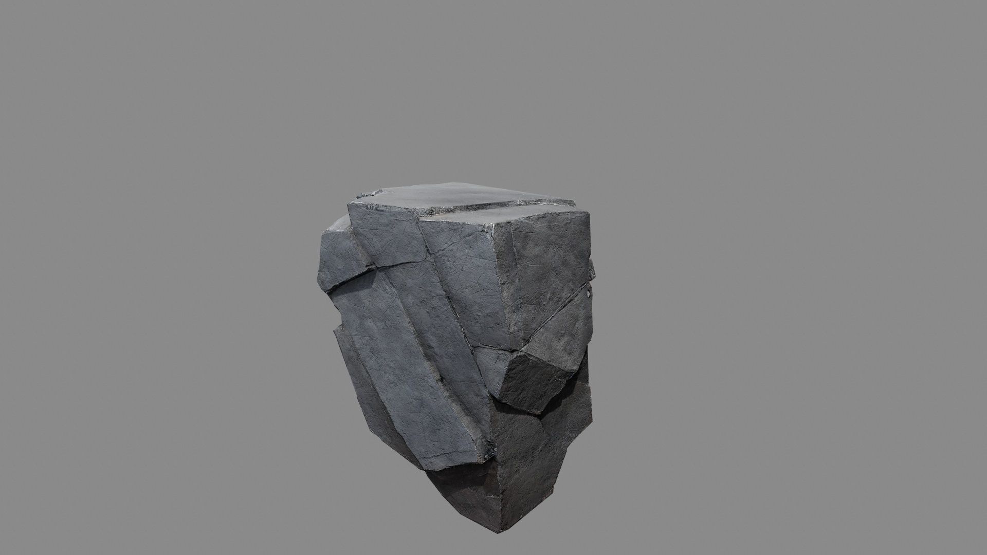 desert rocks Low-poly 3D model_17