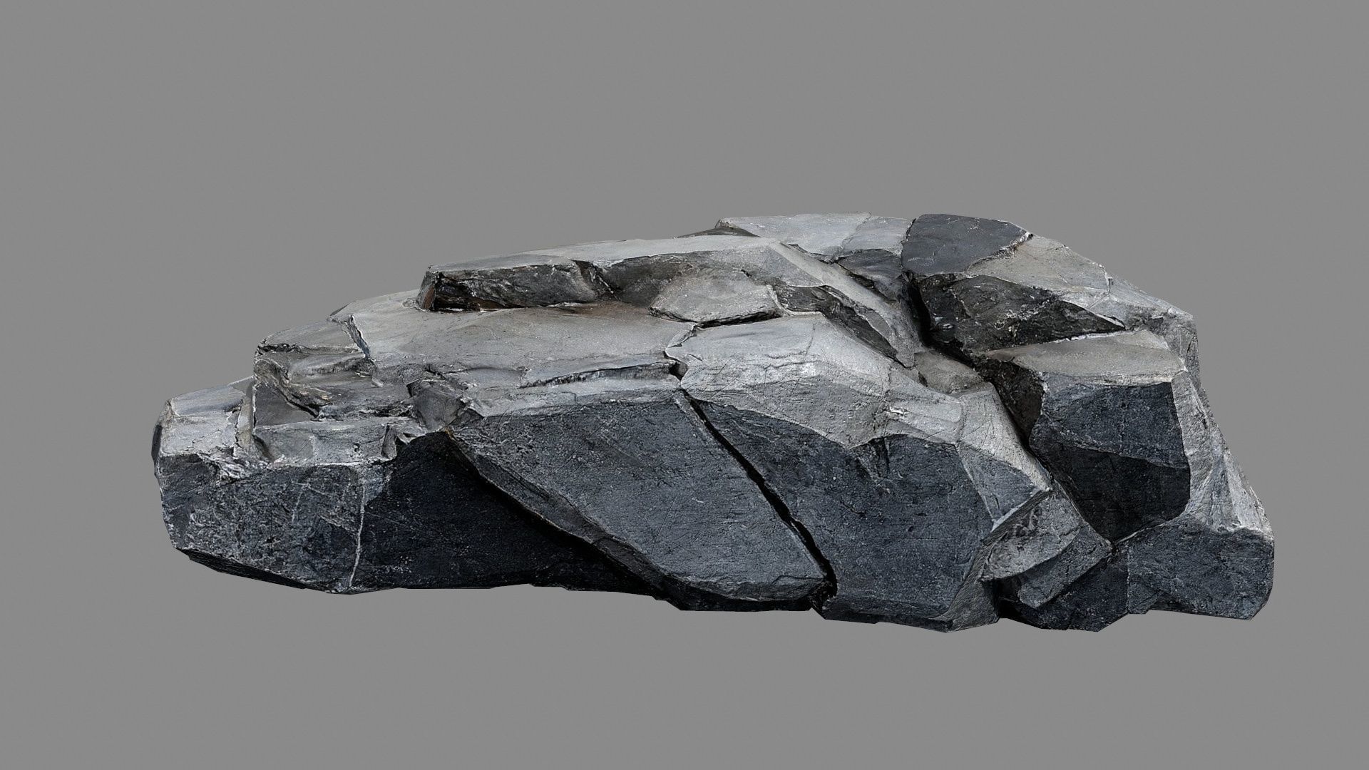 desert rocks Low-poly 3D model_13