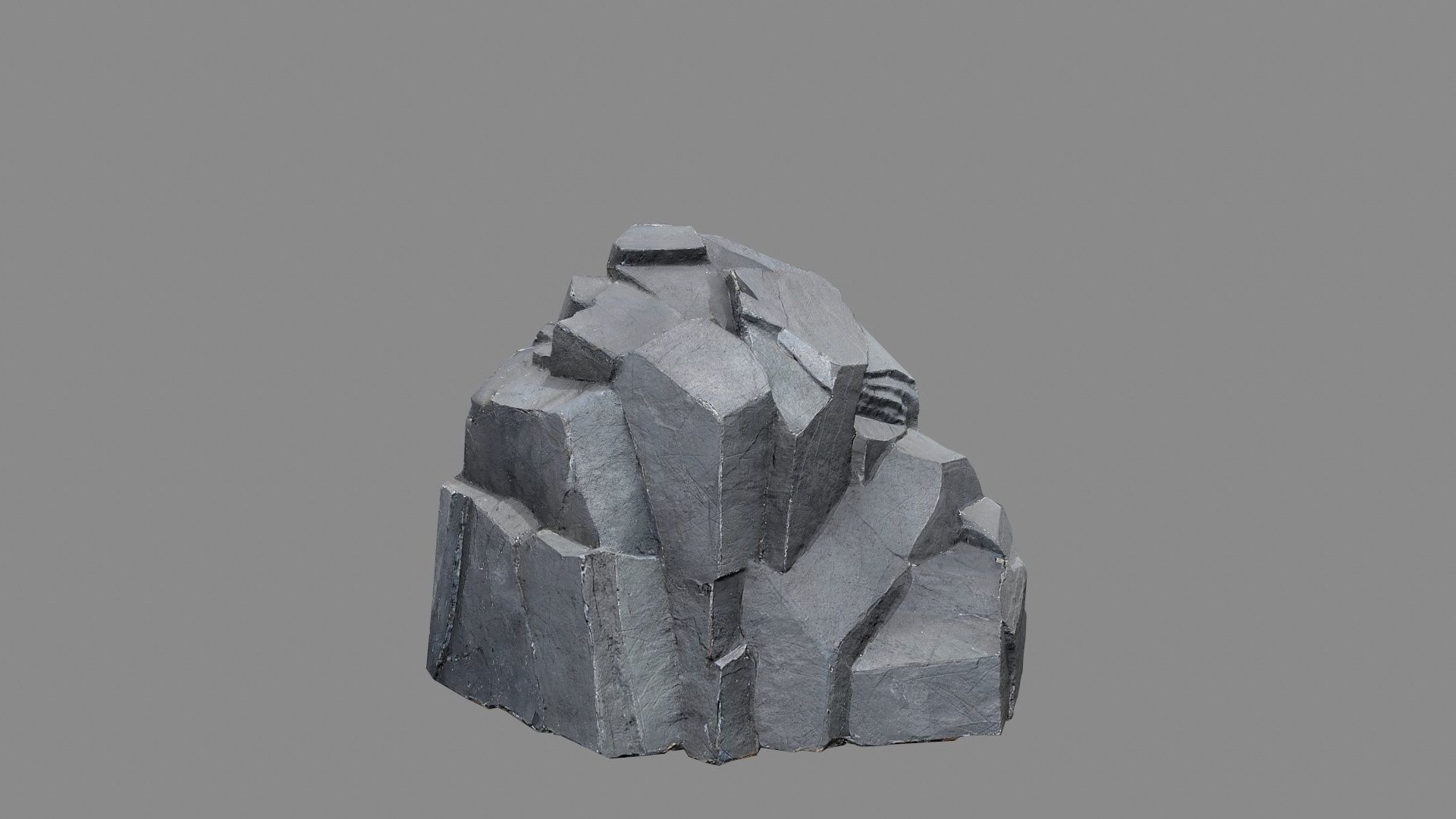 desert rocks Low-poly 3D model_20
