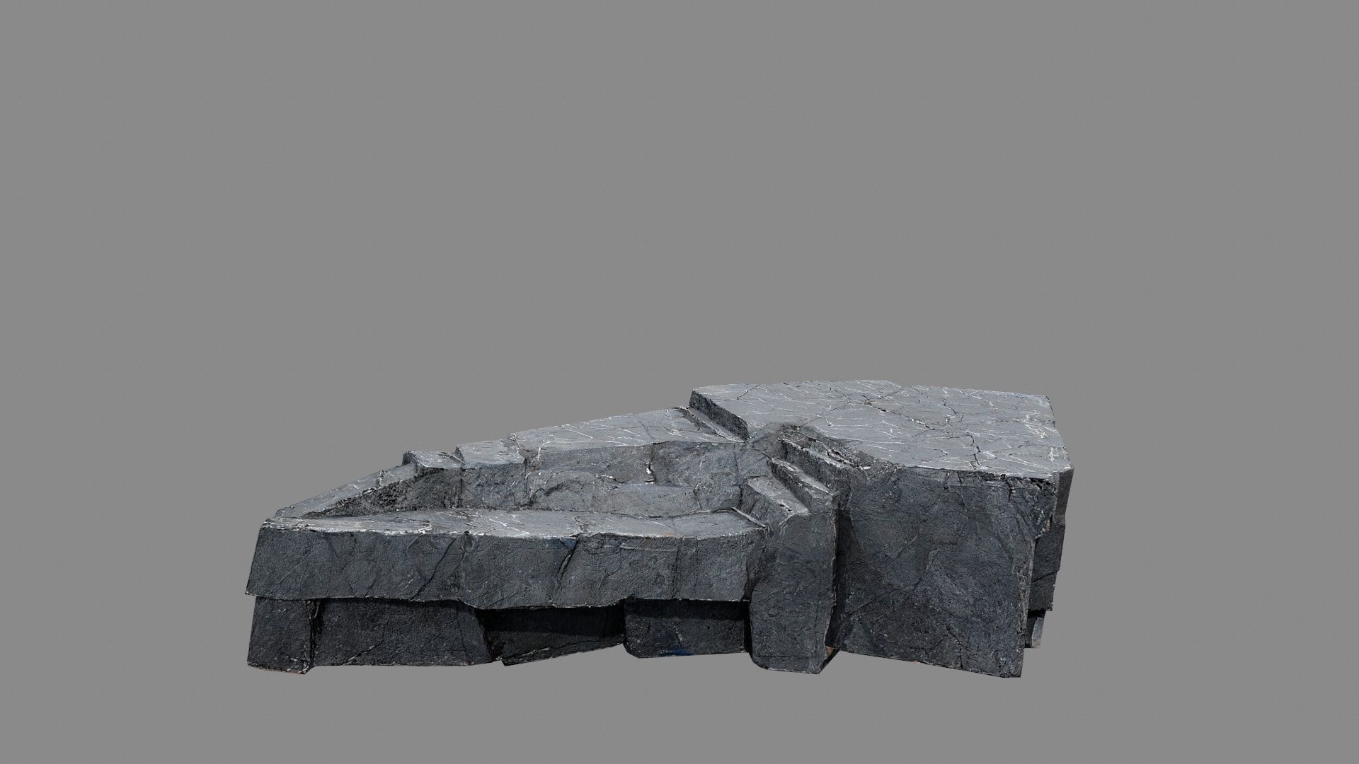 desert rocks Low-poly 3D model_24