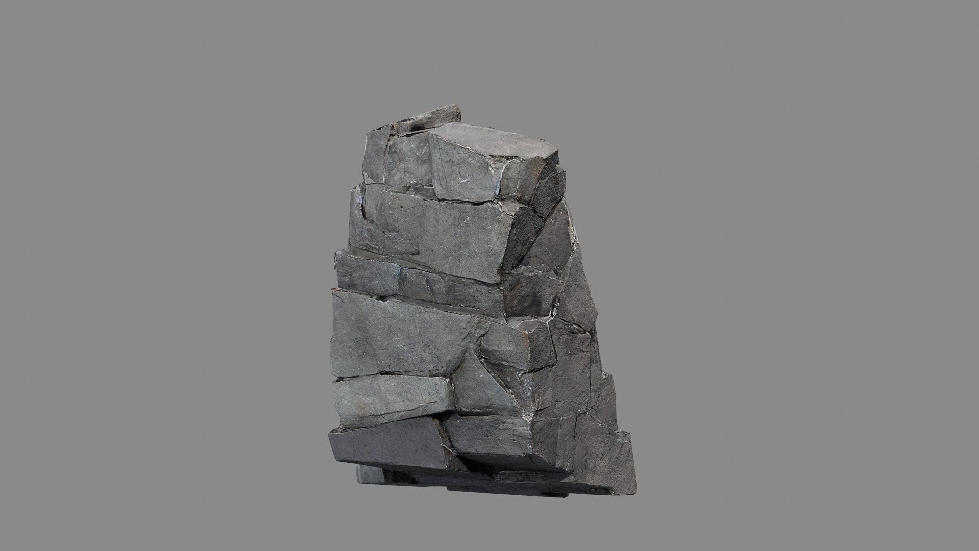 desert rocks Low-poly 3D model_18