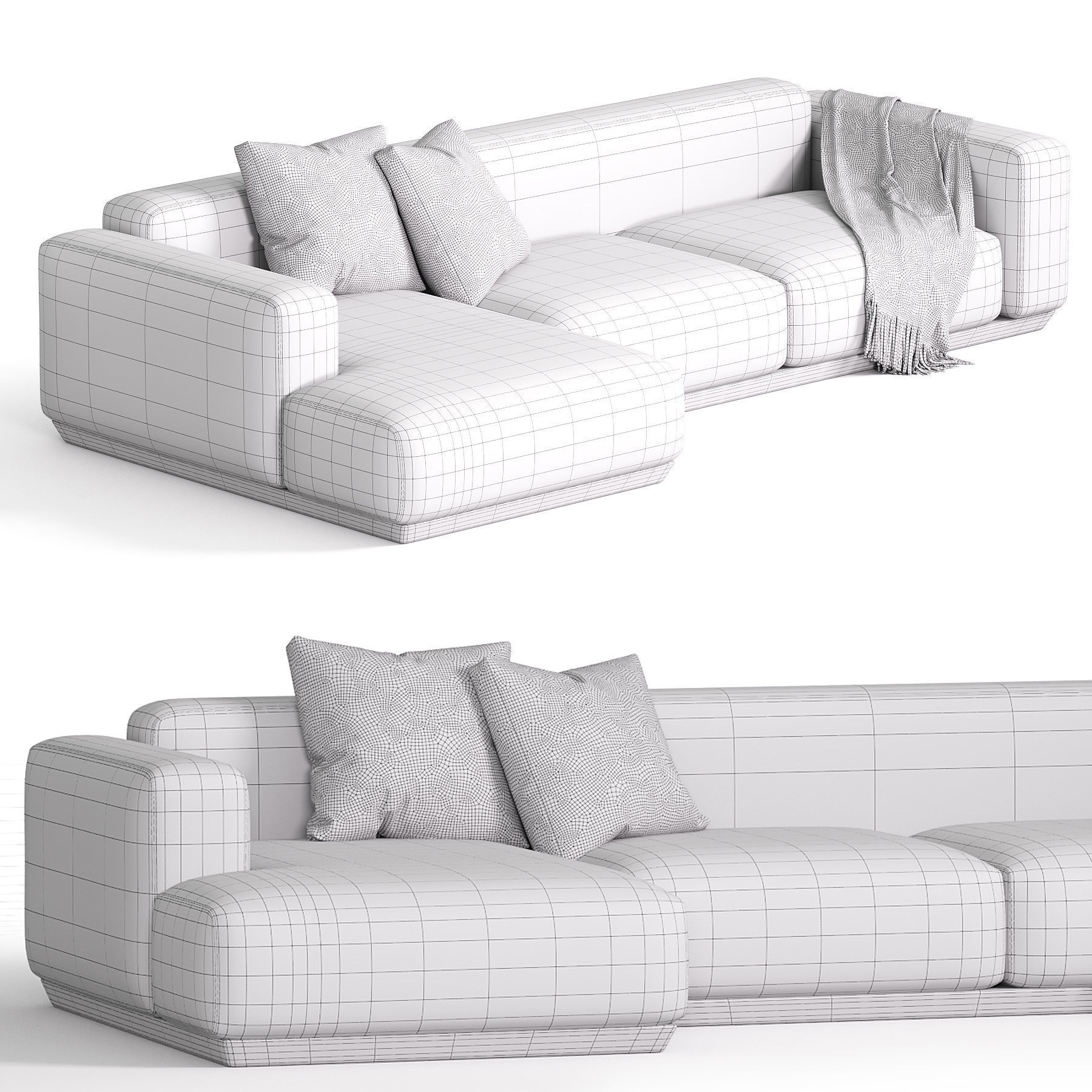 Corner Sofa Grant By Lavsit 3D model_3