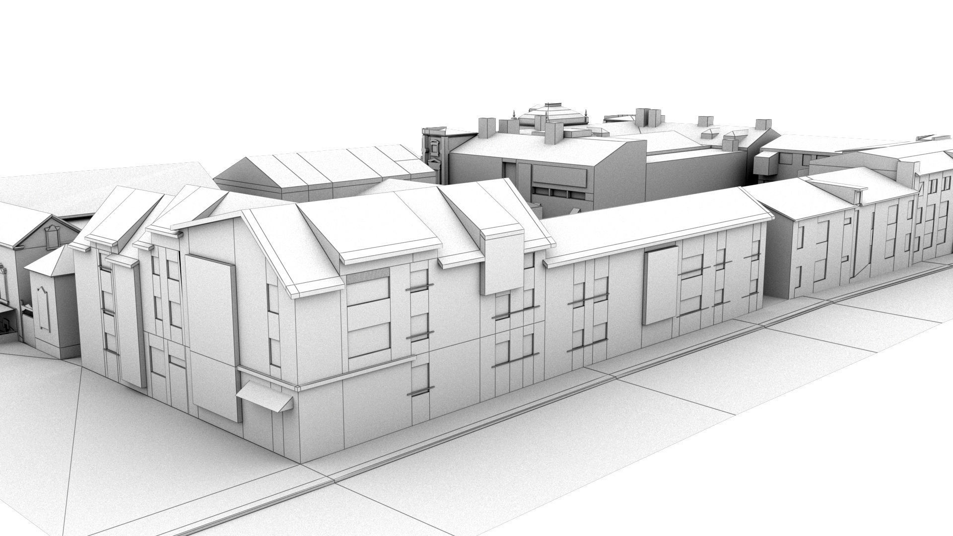 CITY BUILDING LOW POLY PP 01 3D model_15