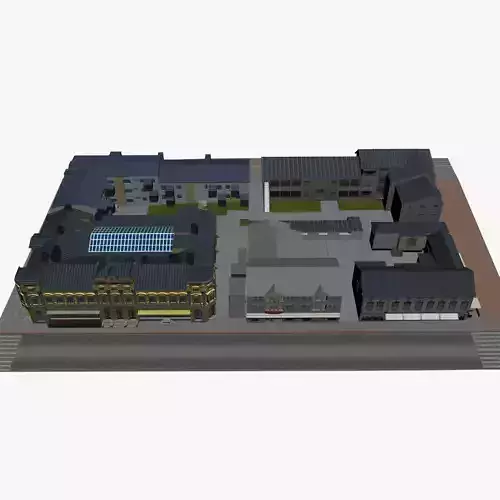 CITY BUILDING LOW POLY PP 01