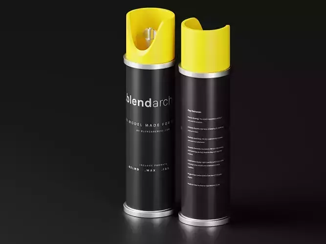 Traffic Paint 3D Model