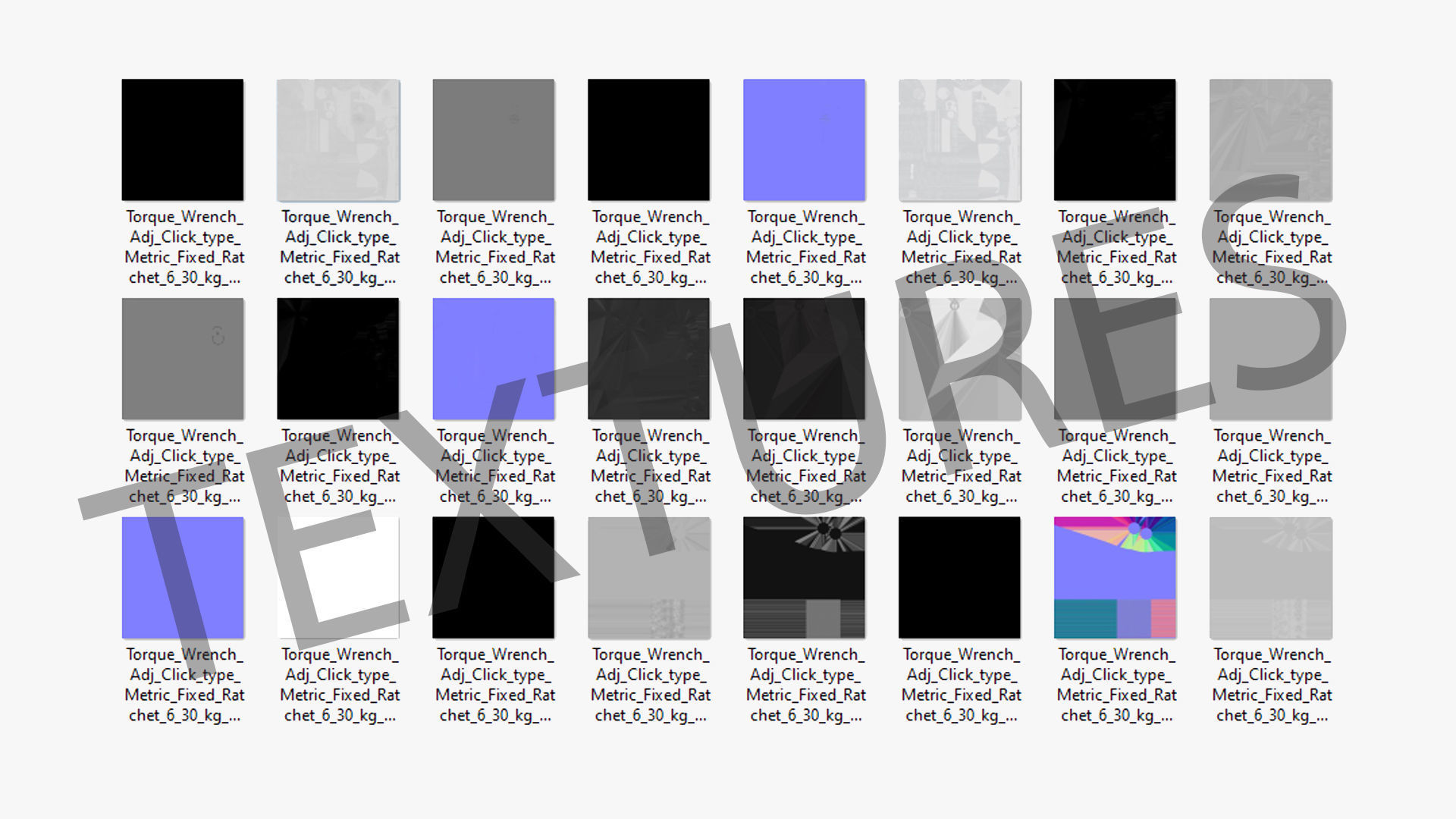 SO Torque Wrench Low-poly 3D model_24