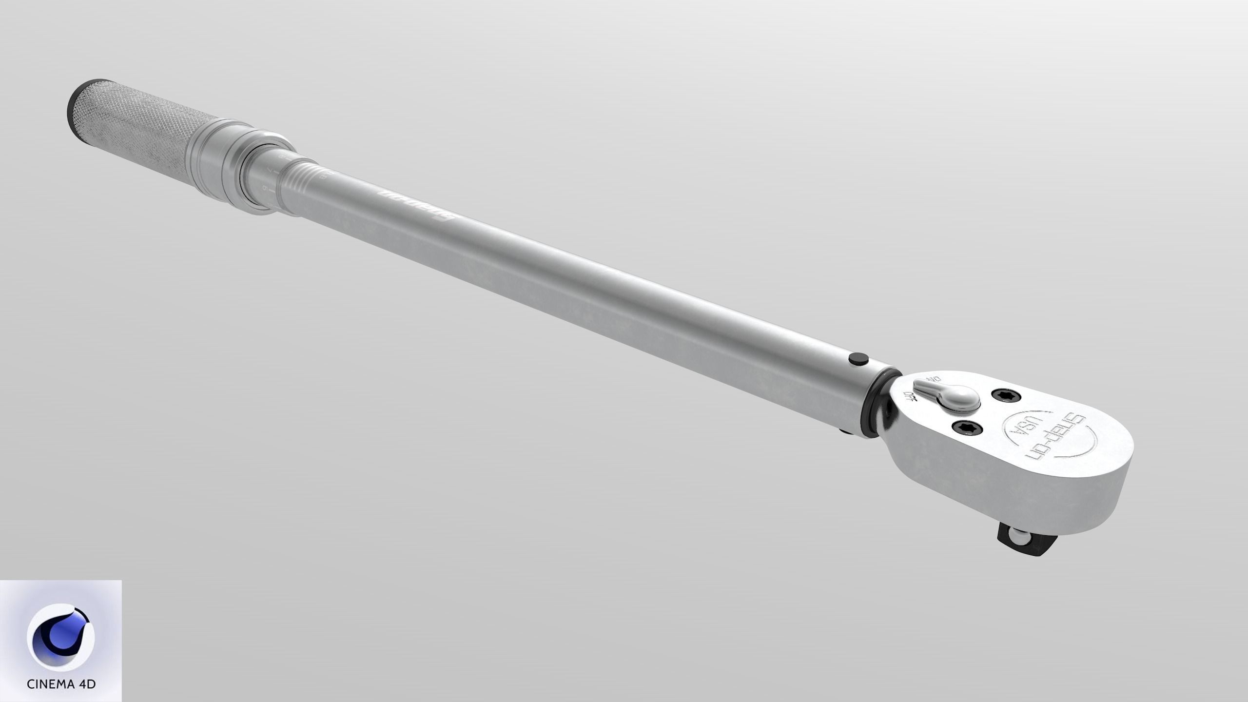SO Torque Wrench Low-poly 3D model_30