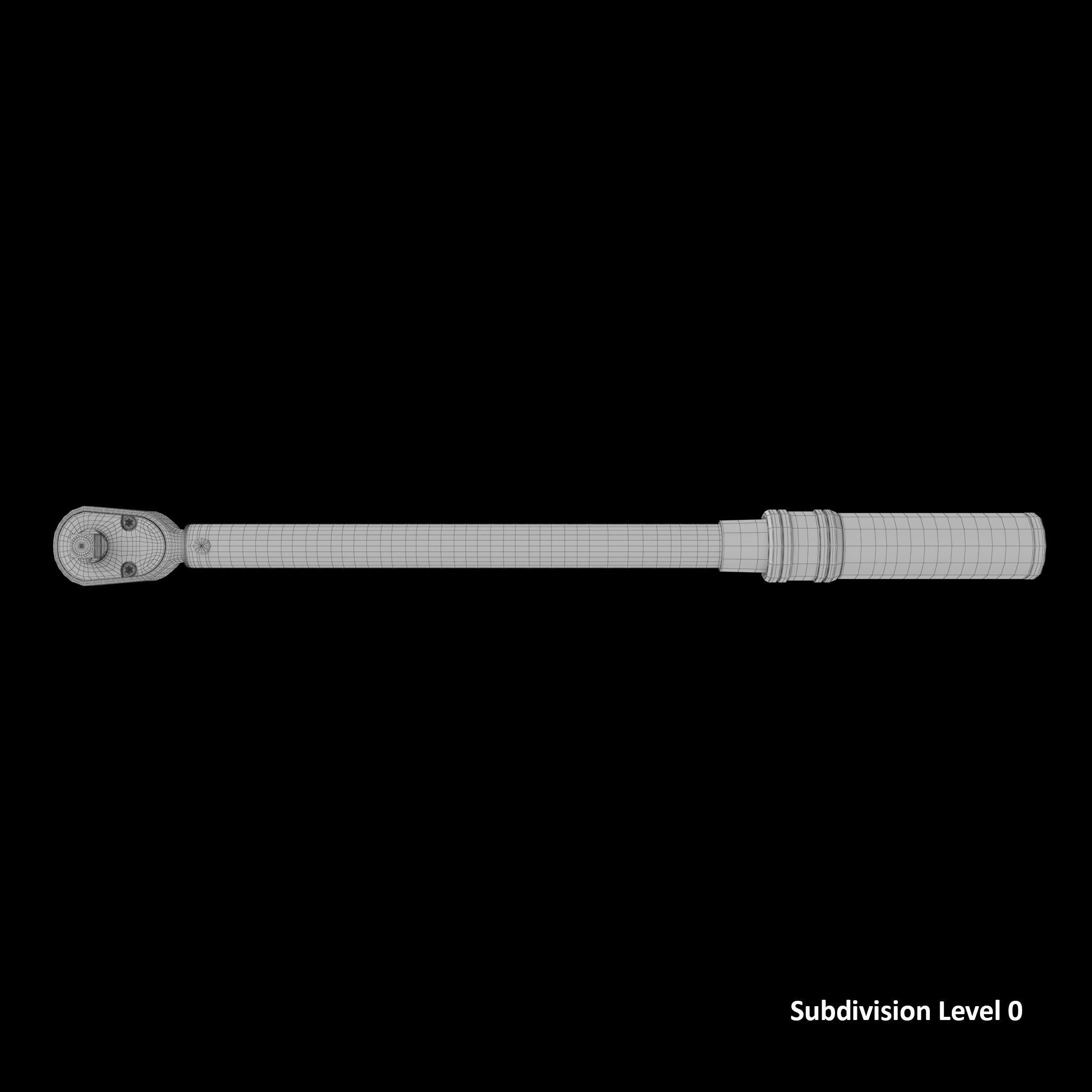 SO Torque Wrench Low-poly 3D model_22