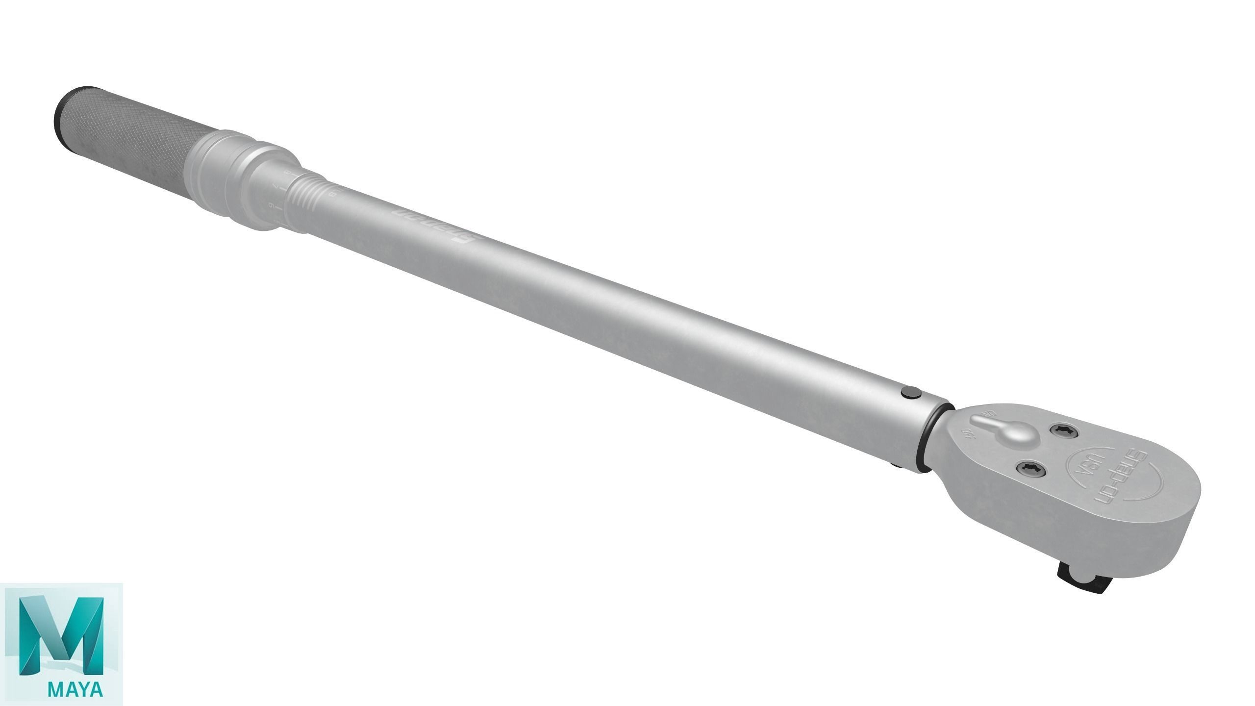 SO Torque Wrench Low-poly 3D model_28