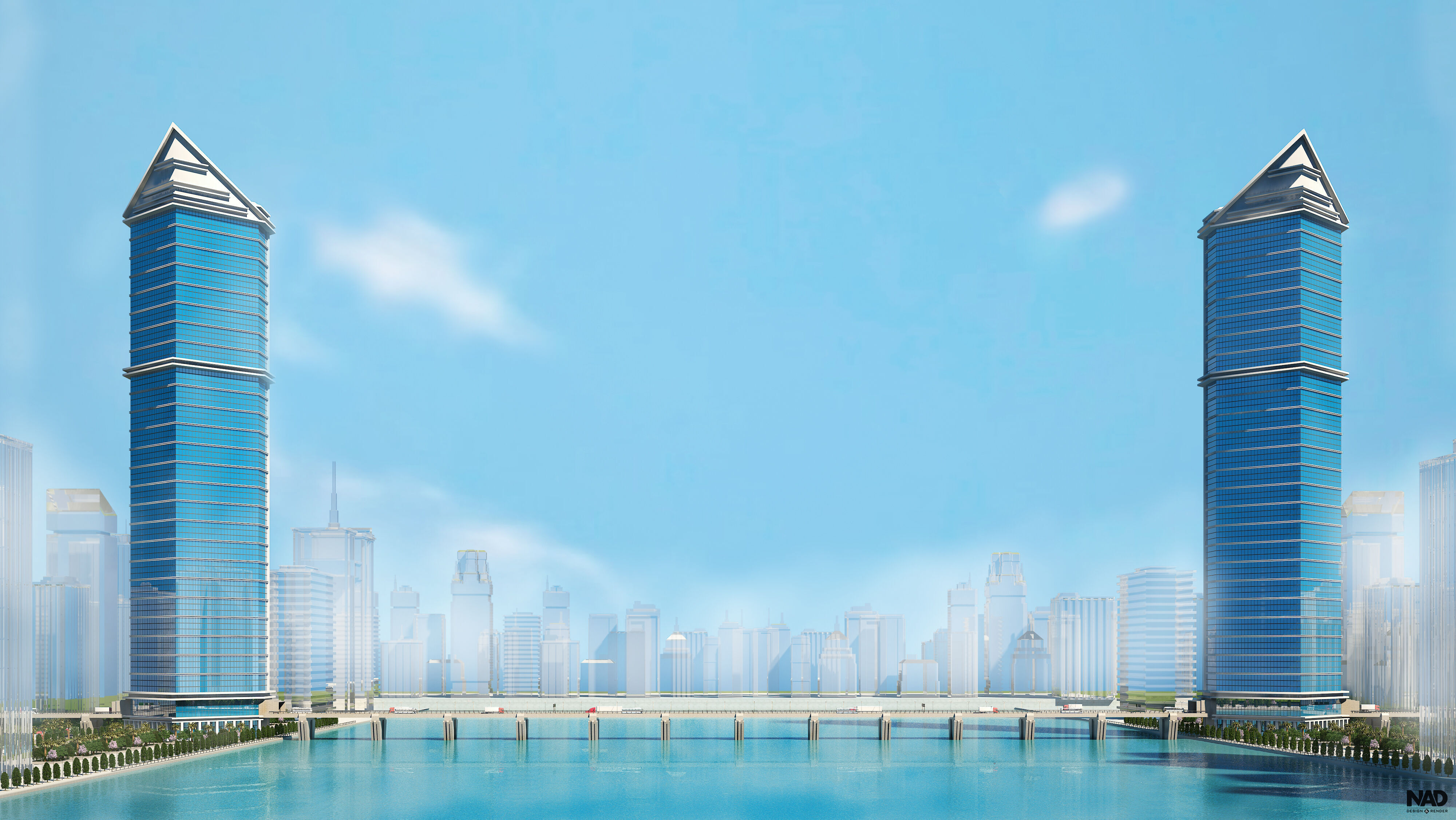 Tower Bridge Exterior Design  Free 3D model_5