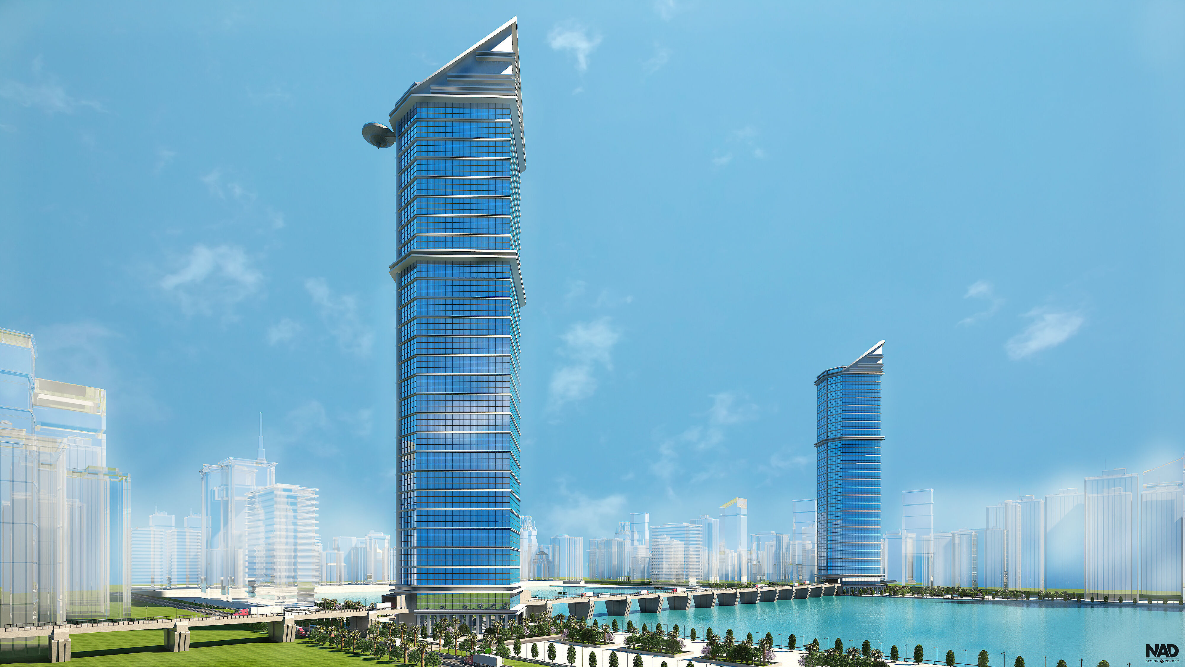 Tower Bridge Exterior Design  Free 3D model_4