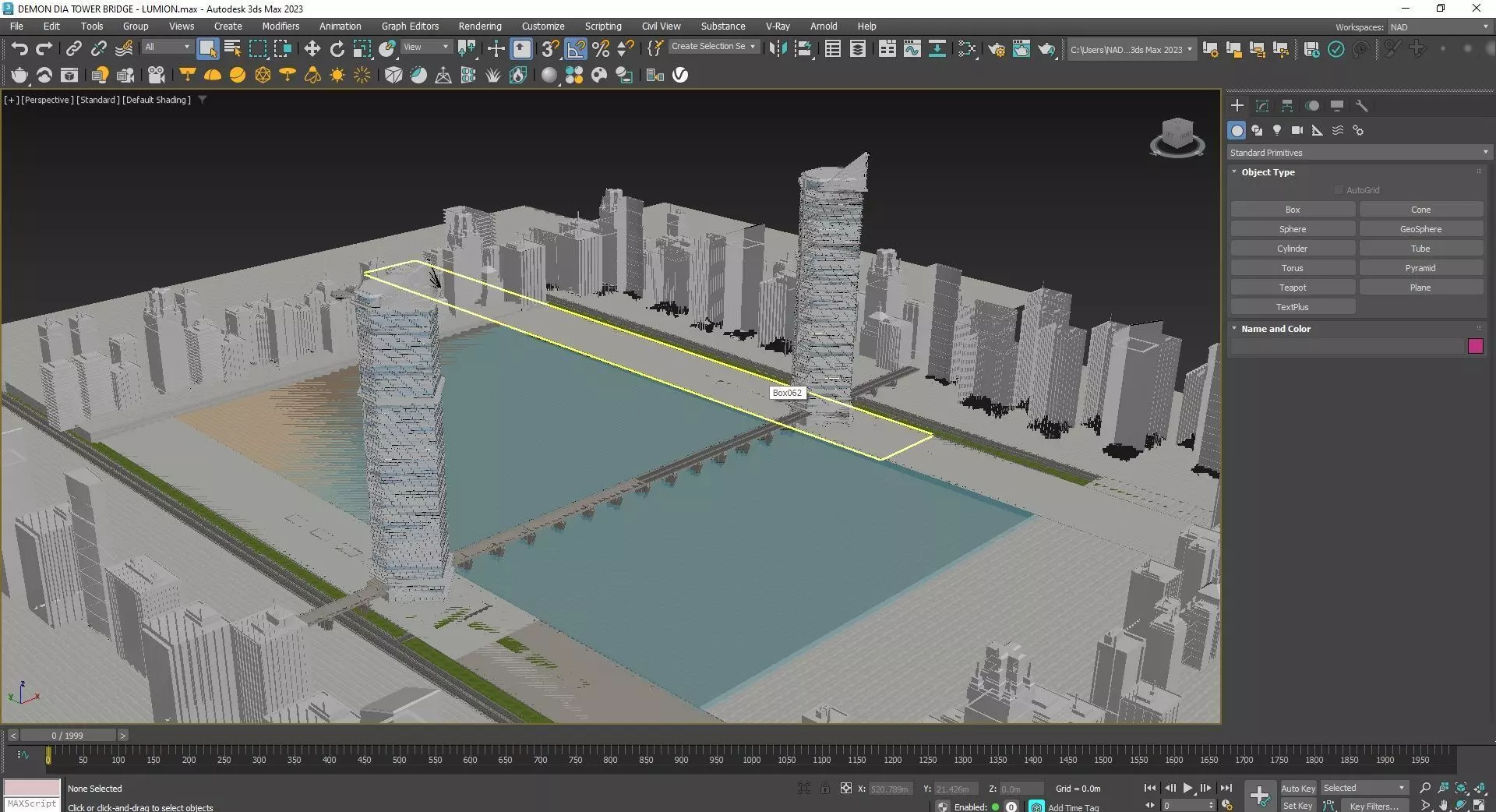 Tower Bridge Exterior Design  Free 3D model_10