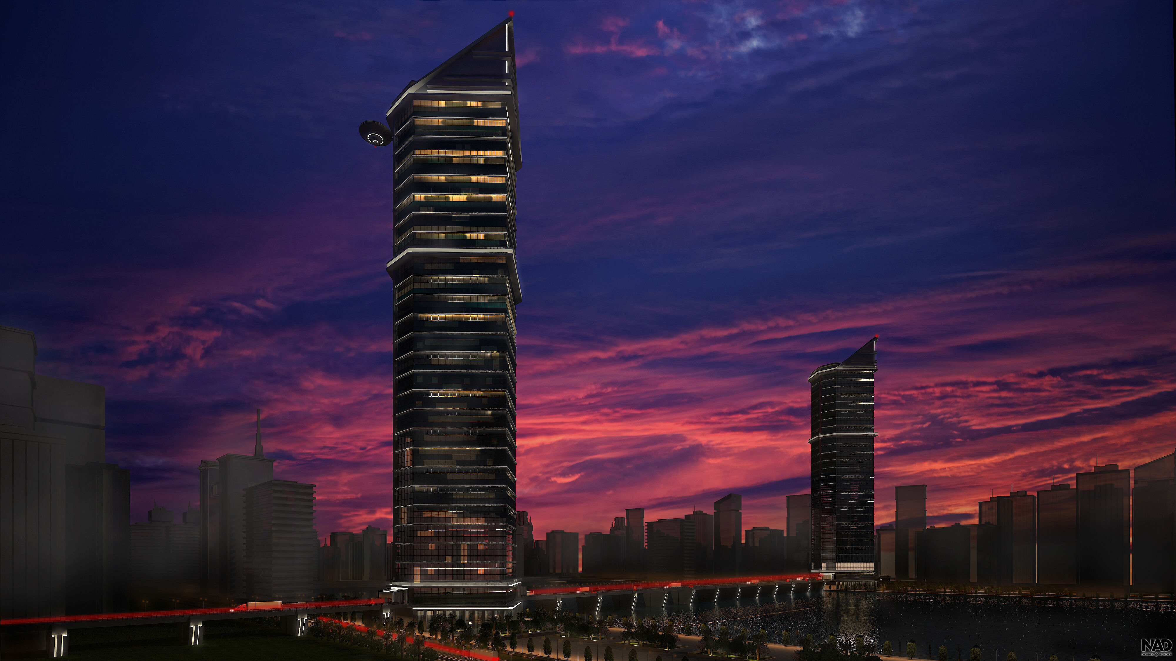 Tower Bridge Exterior Design  Free 3D model_8