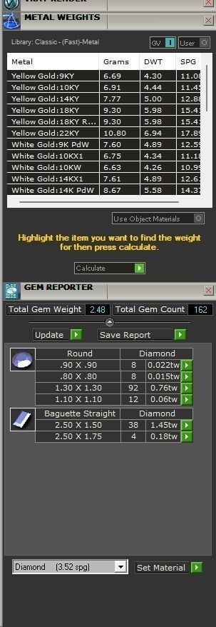 Custom Heart Studs Ice-out Baguettes Diamond Studs - Unisex 16mm 3D print model_5