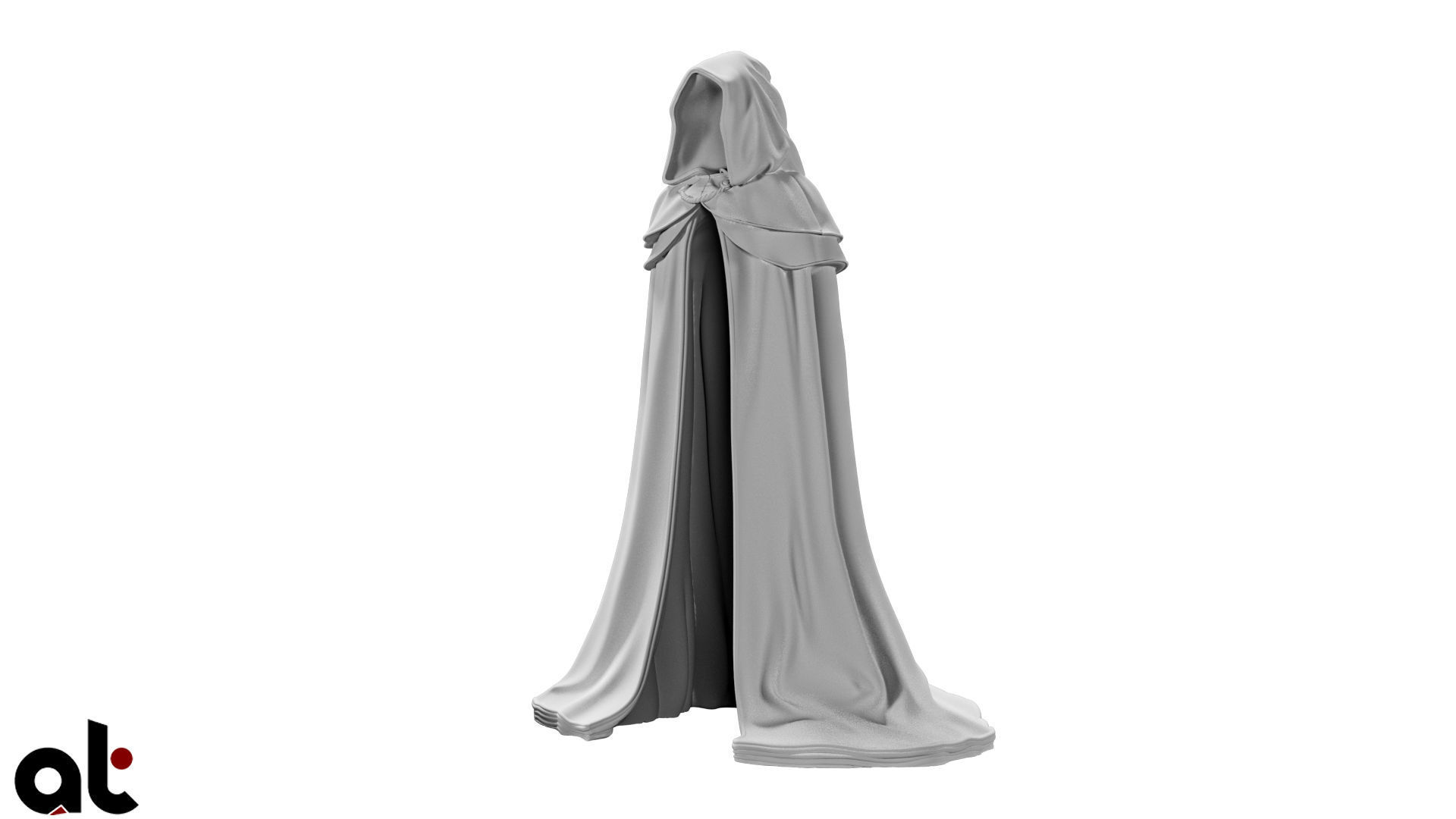 Floating Cloack 3D print model_2