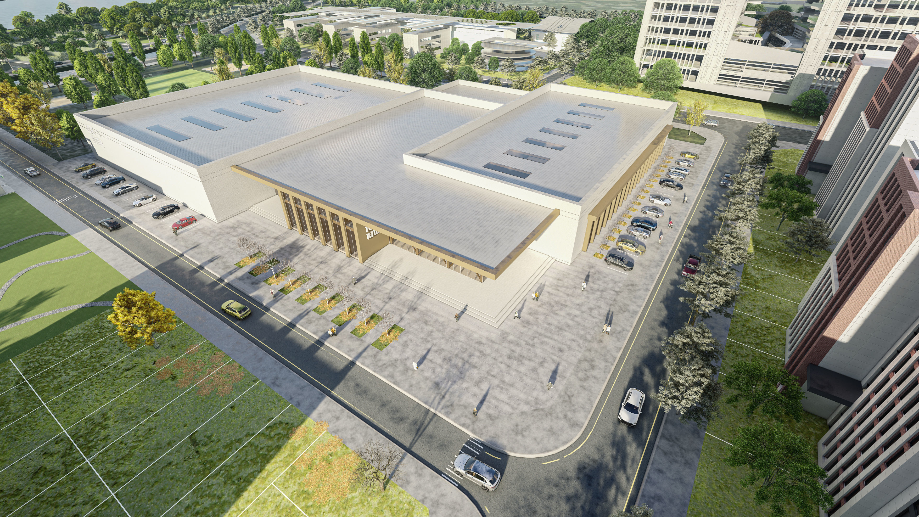 ICE RINK 3D SCENE PROJECT 3D model_6