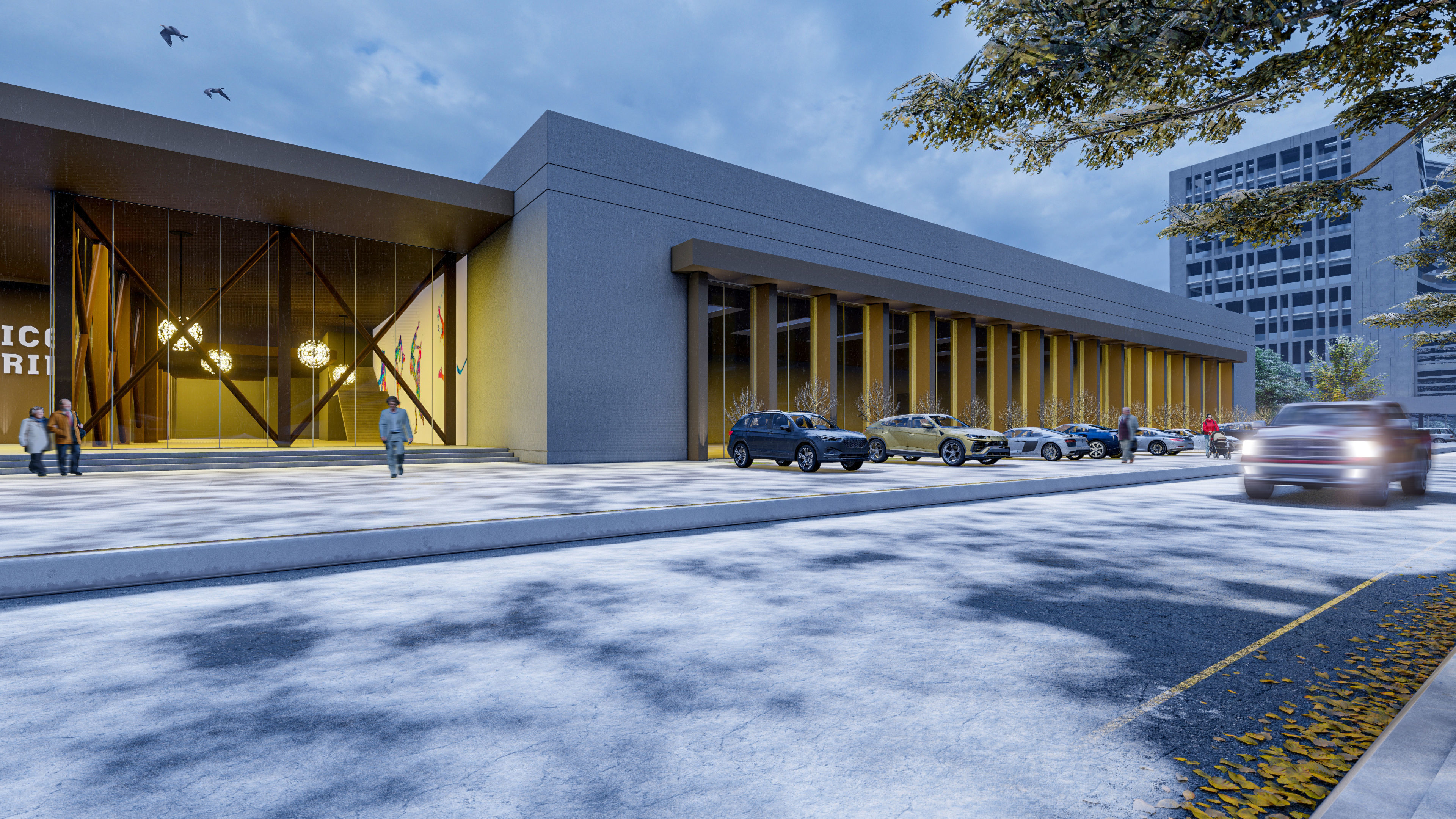 ICE RINK 3D SCENE PROJECT 3D model_8