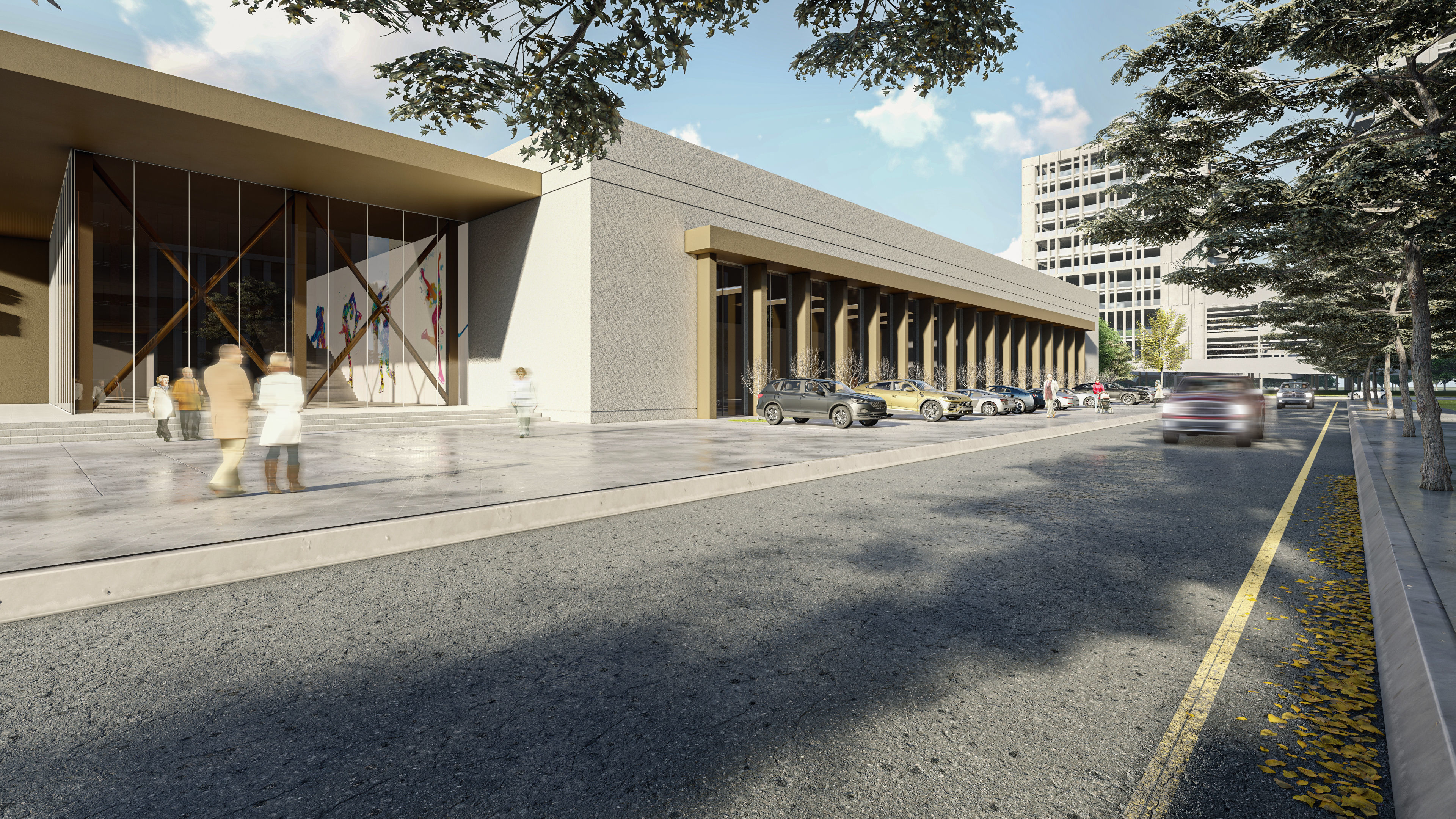 ICE RINK 3D SCENE PROJECT 3D model_3