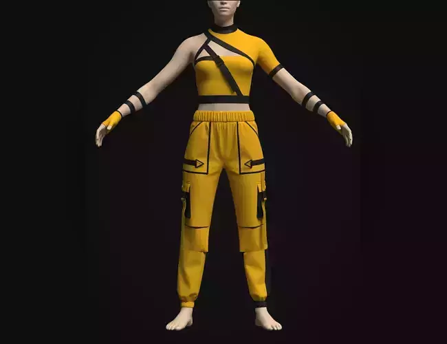 Women Outfit 3d Model