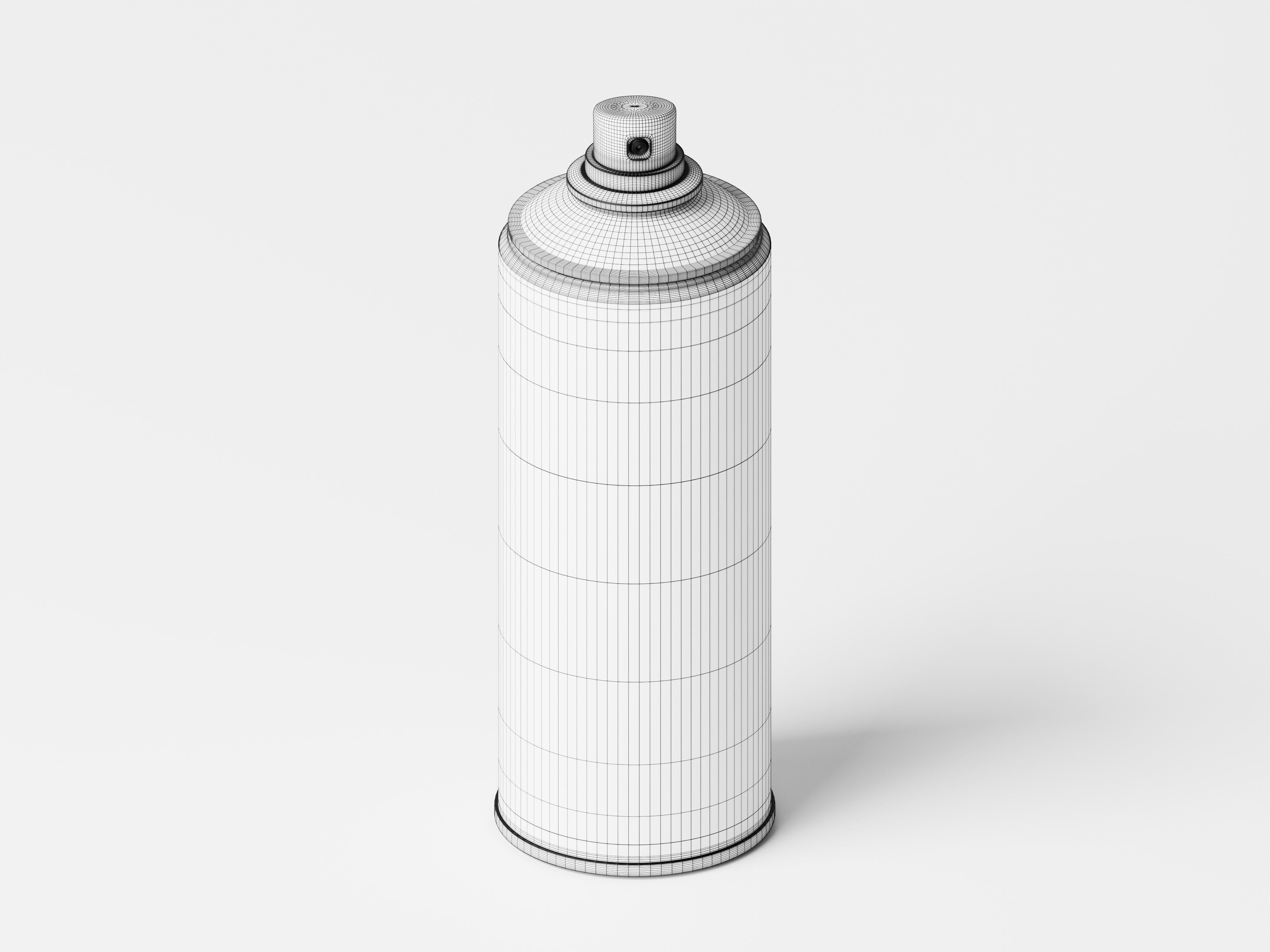 Parrot Green Spray Paint 3D Model Low-poly 3D model_2