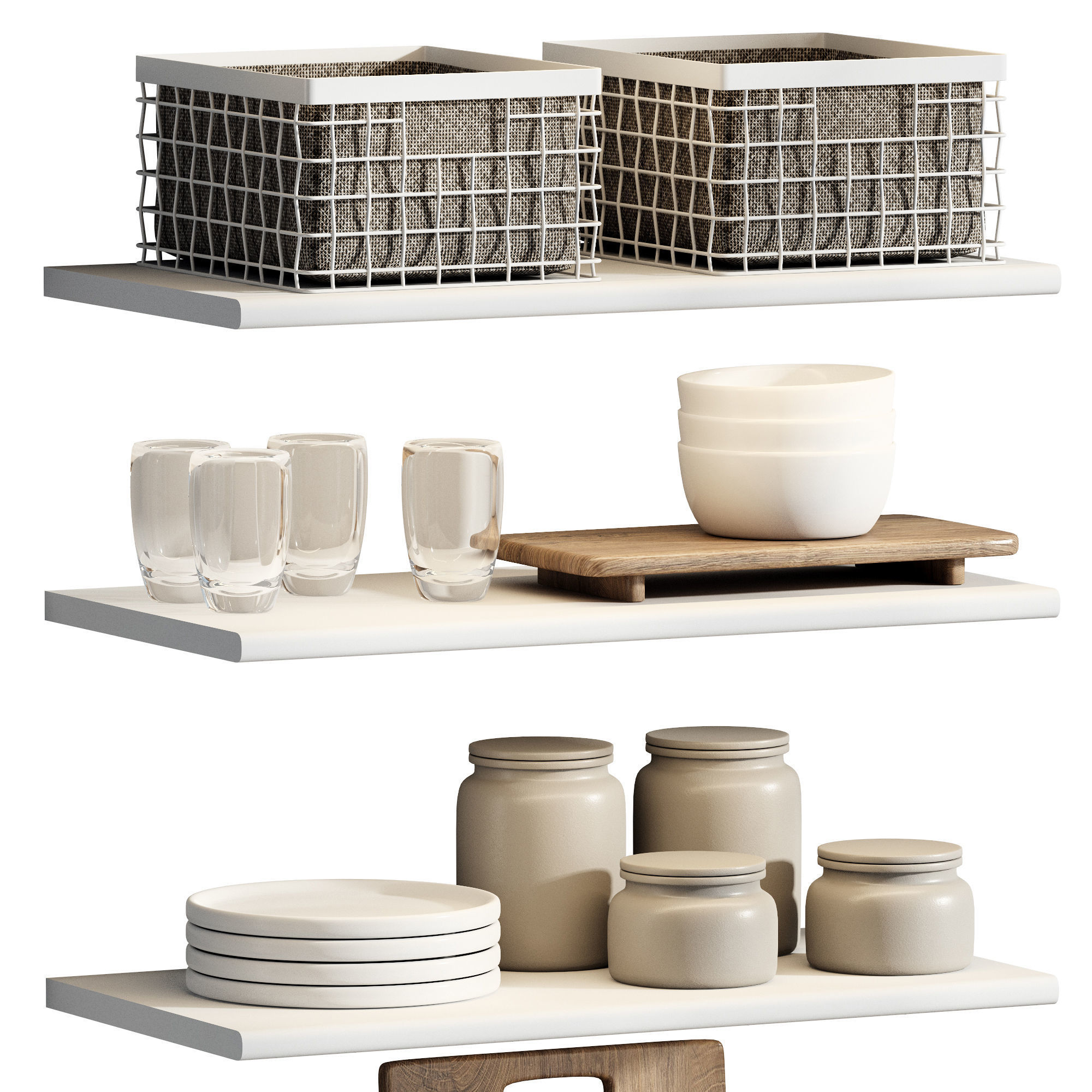 Kitchen decor 02 3D model_2