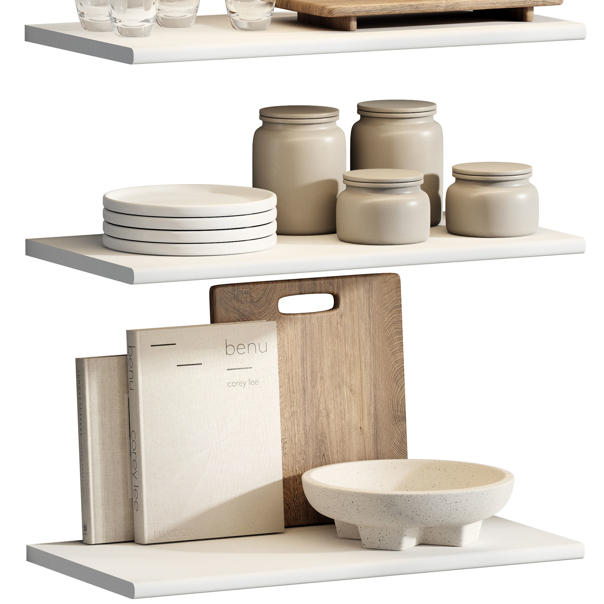 Kitchen decor 02 3D model_3