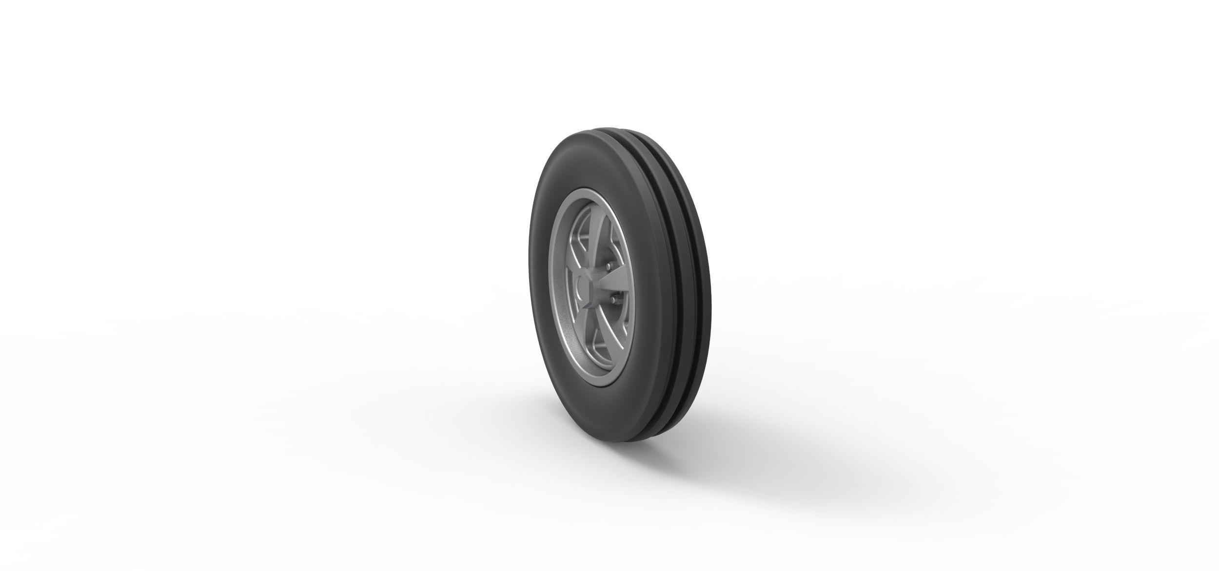 Front wheel of Small block Pulling tractor Scale 1 to 25 3D print model_7