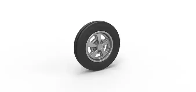 Front wheel of Small block Pulling tractor Scale 1 to 25