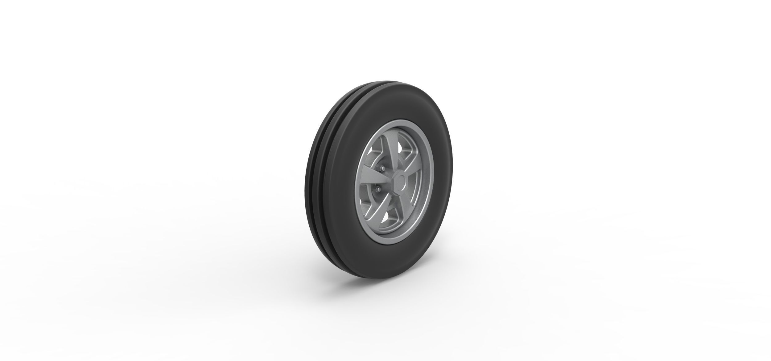 Front wheel of Small block Pulling tractor Scale 1 to 25 3D print model_1