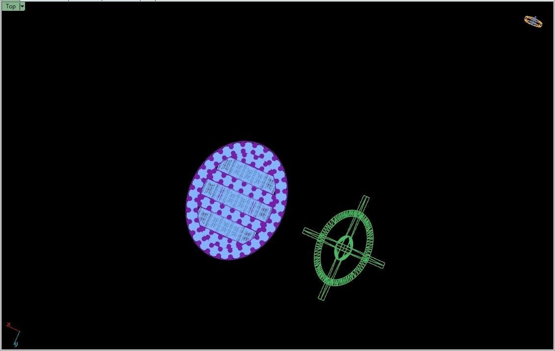 Custom Oval Studs Ice-out Baguettes Diamond Studs - Unisex 16mm 3D print model_16