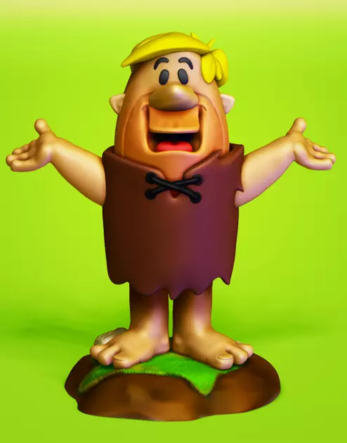 Barney Flintstone 3D print model