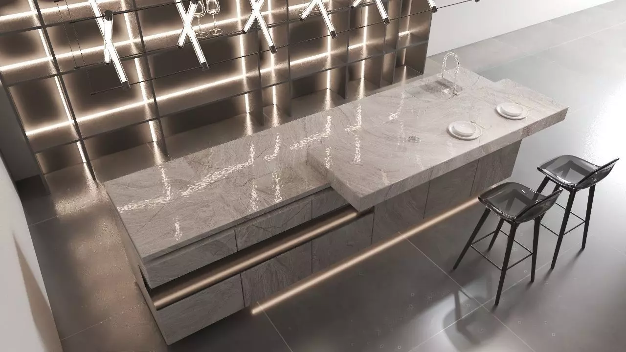 Levi Living Room Interior Design 3D model_8