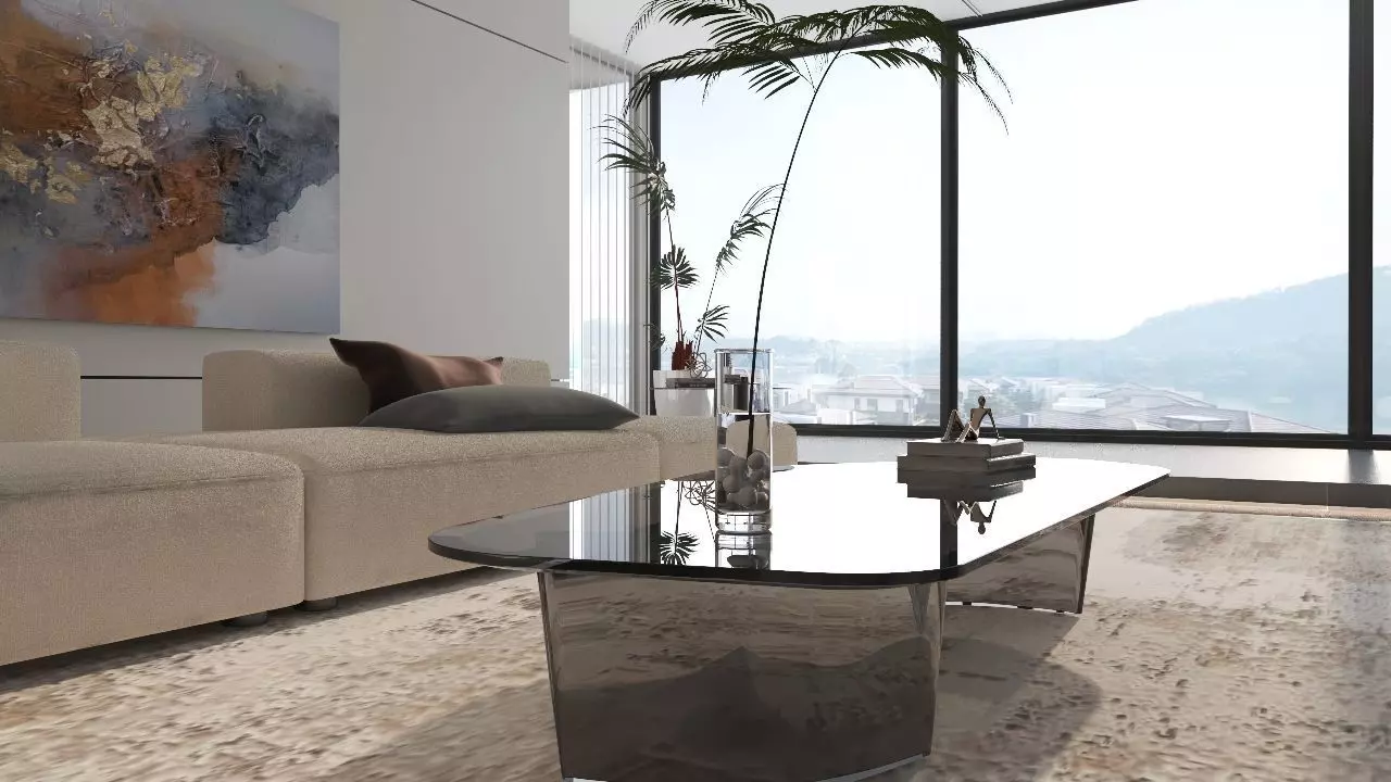 Levi Living Room Interior Design 3D model_18