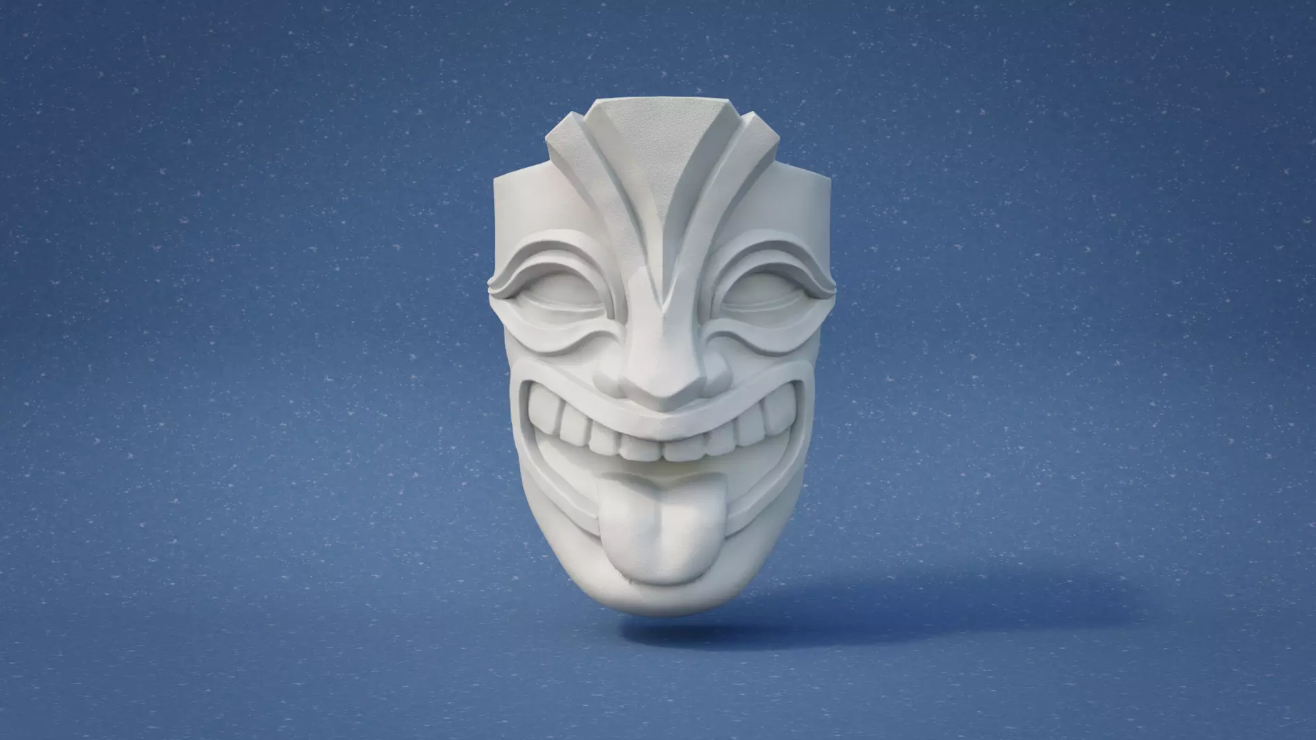 Tiki Mask V1 3D print model_0