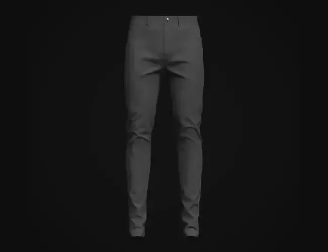 Mens Black Denim Pant