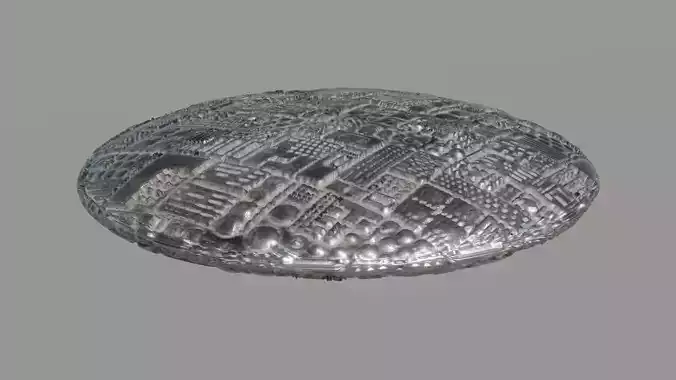Ufo 3D model Low-poly 3D model