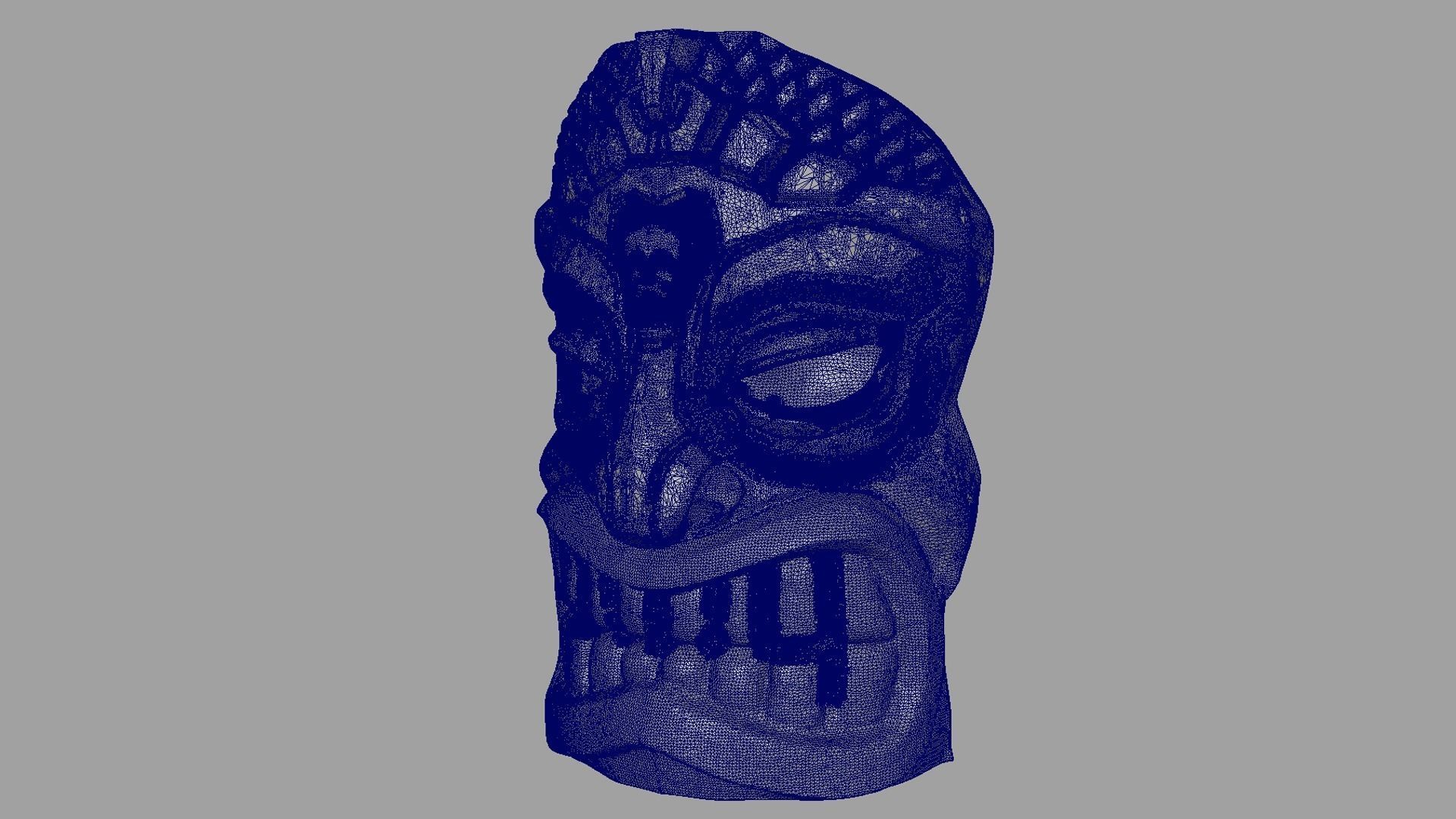 Tiki Mask V2 3D print model_9