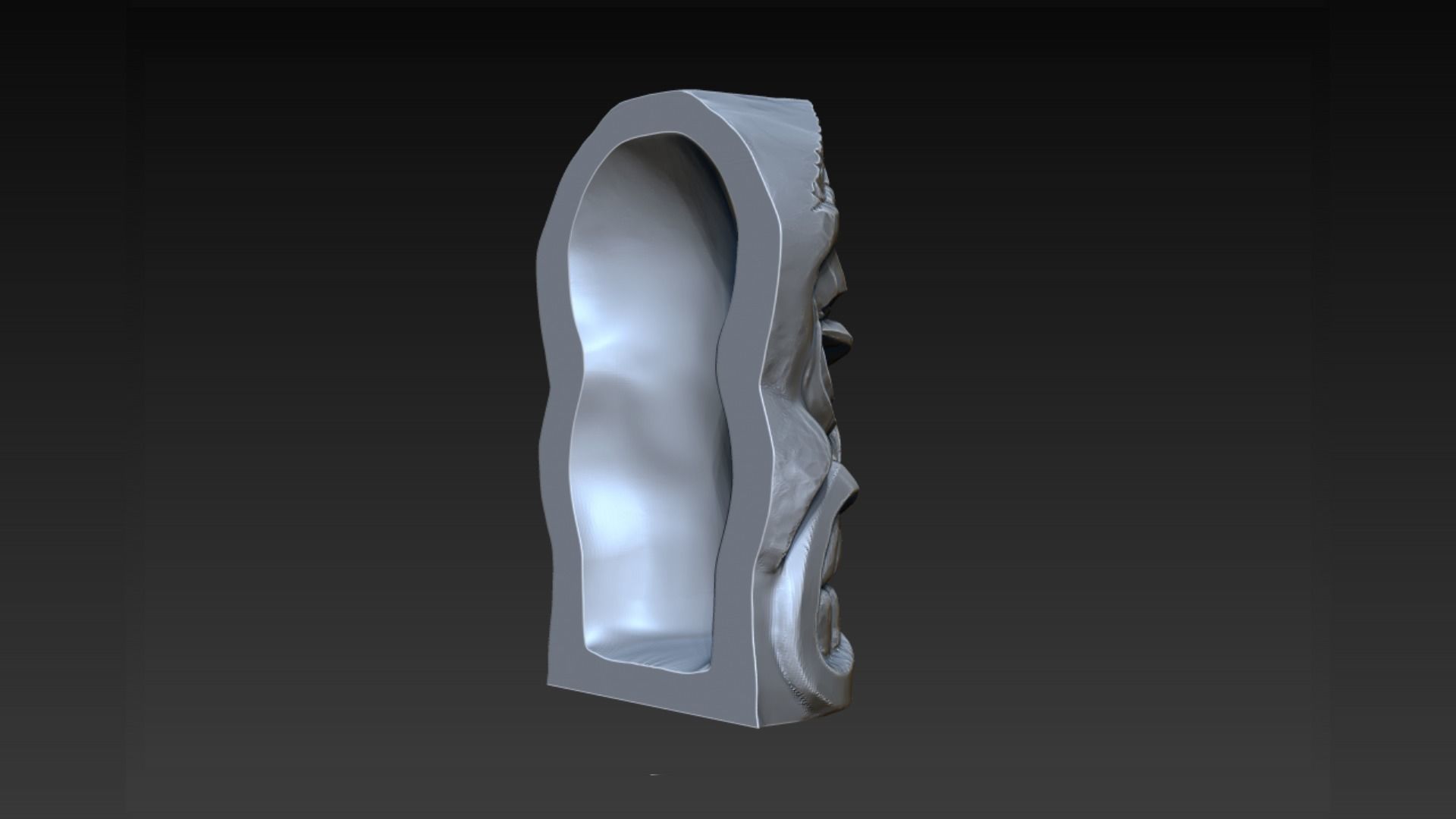 Tiki Mask V2 3D print model_3