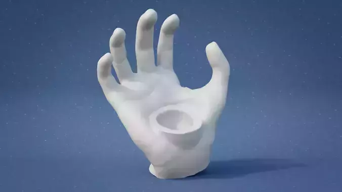 Toilet Hand 3D print model