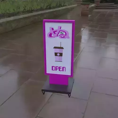 Japanese Shop Floor Sign