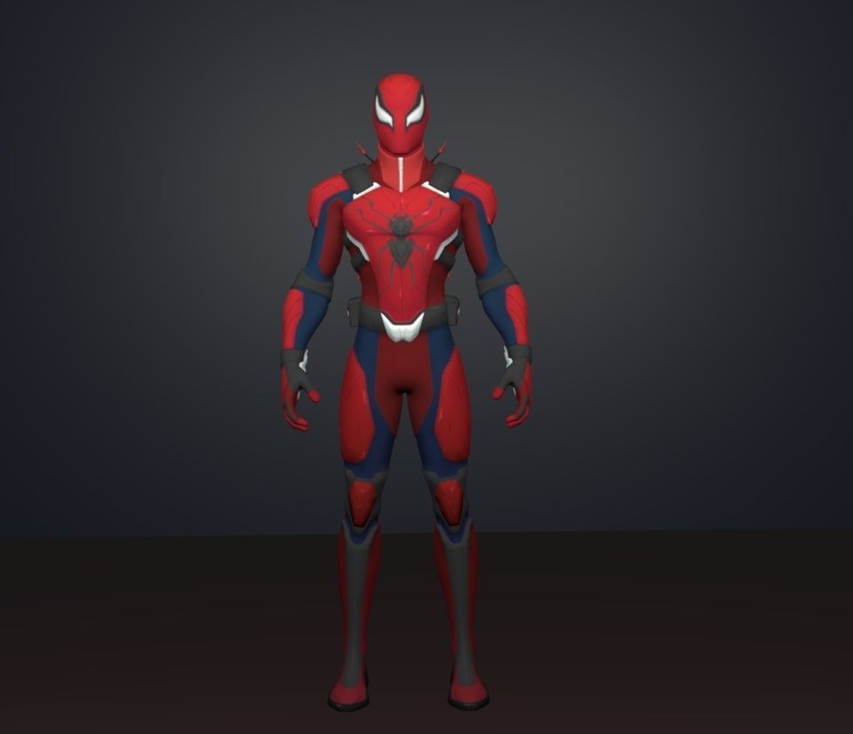 spiderman zero 3D model_1