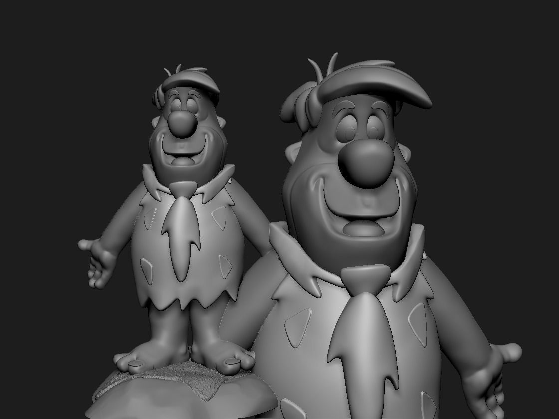 Fred Flintstone Impressao 3D 3D print model_5
