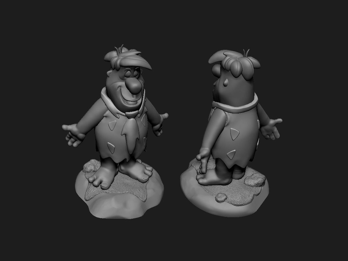 Fred Flintstone Impressao 3D 3D print model_7