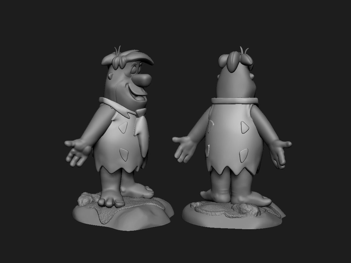 Fred Flintstone Impressao 3D 3D print model_6